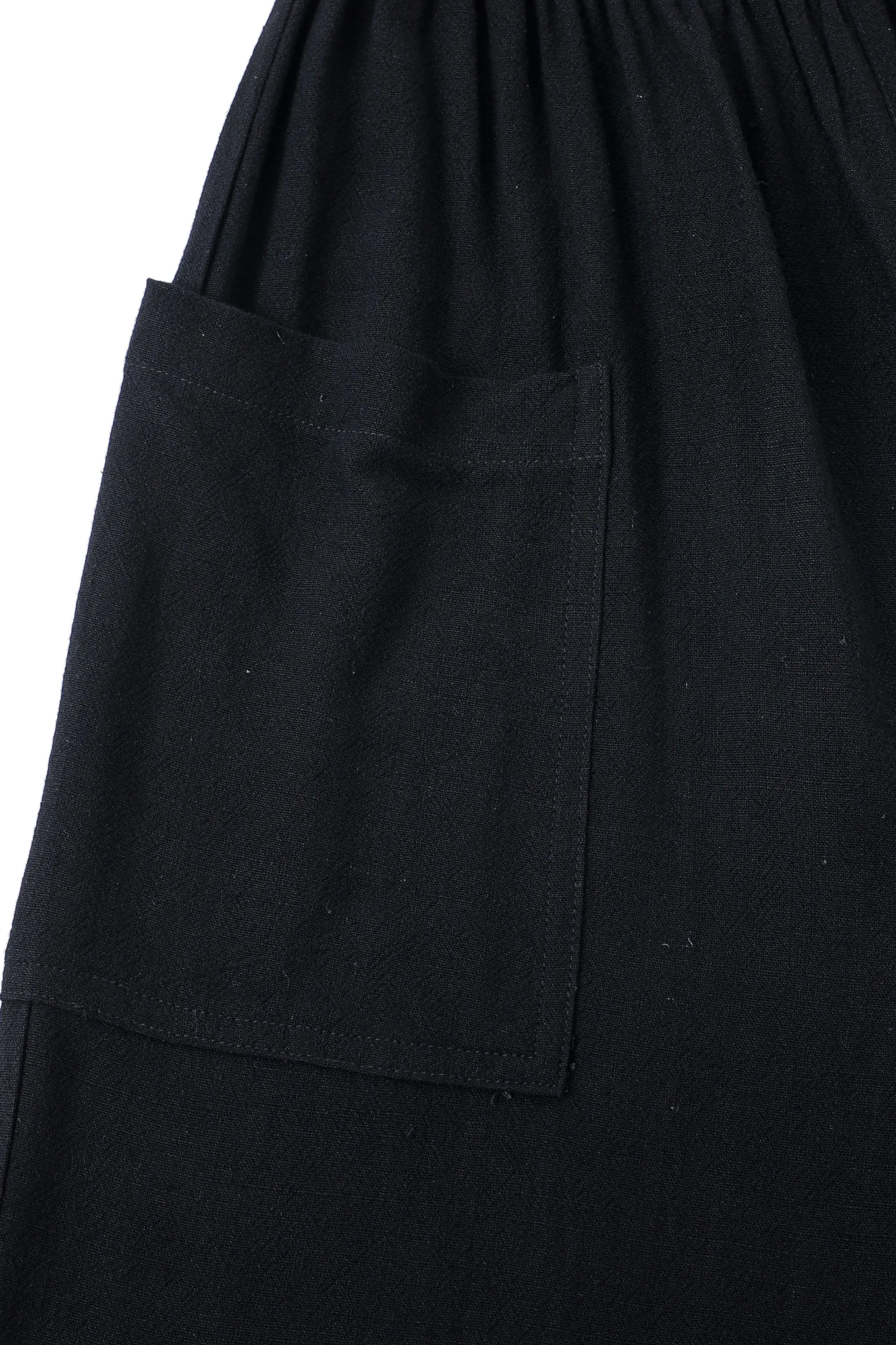 Black Linen Strapless Jumpsuit sold by Fashion Brand Company product image thumbnail 5