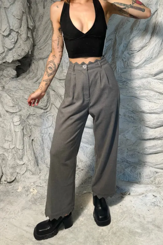 Zig Zag Dark Gray Trousers made by Fashion Brand Company