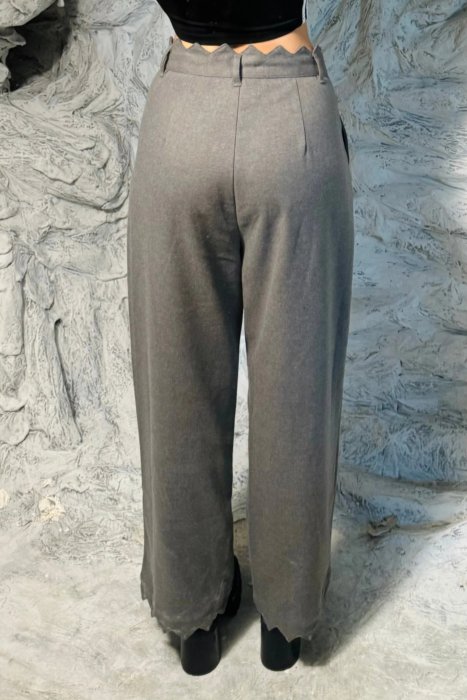 Zig Zag Dark Gray Trousers sold by Fashion Brand Company product image thumbnail 2