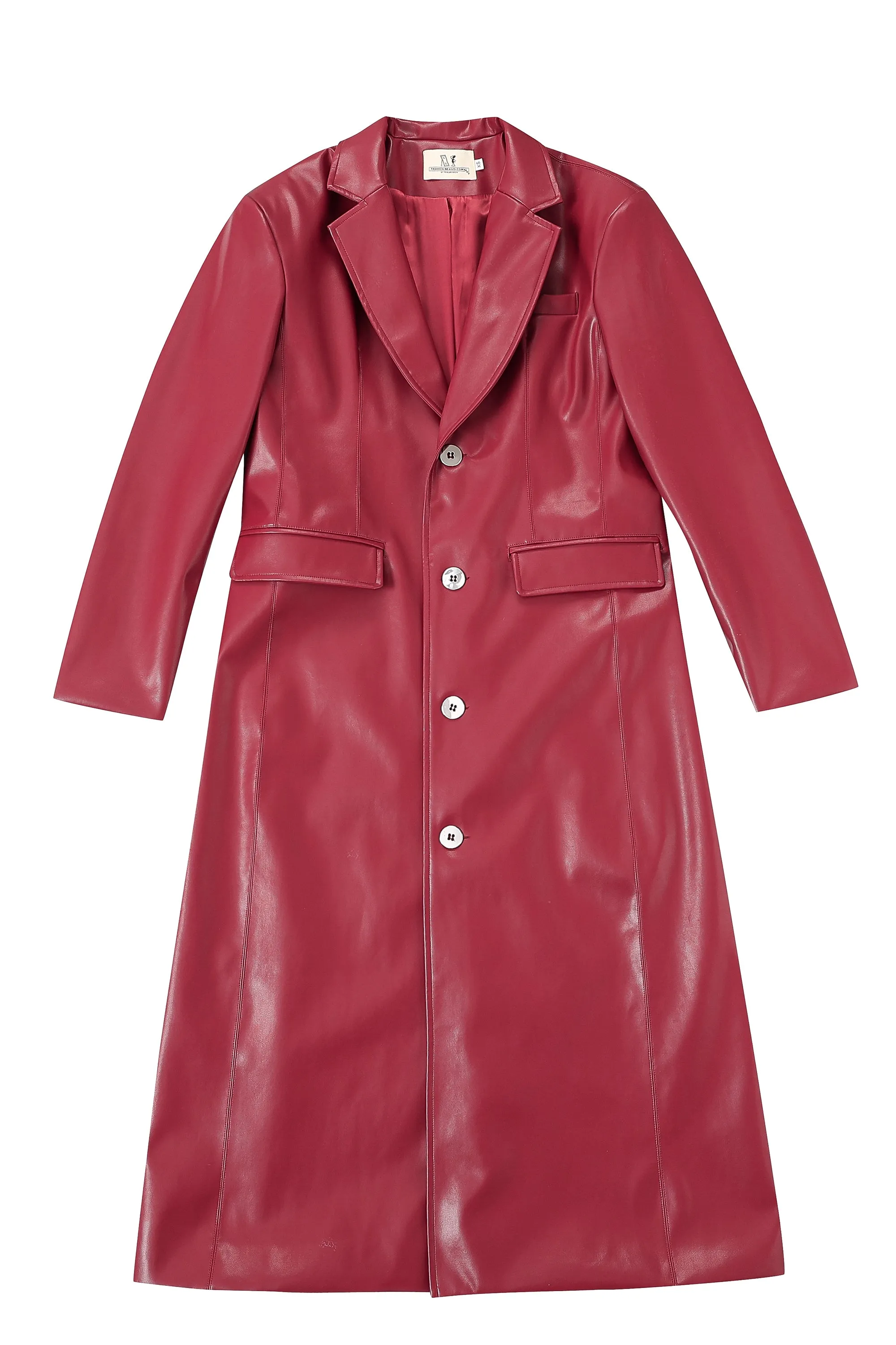 5 left - Matrix Jacket Plant Leather Oxblood sold by Fashion Brand Company product image thumbnail 4