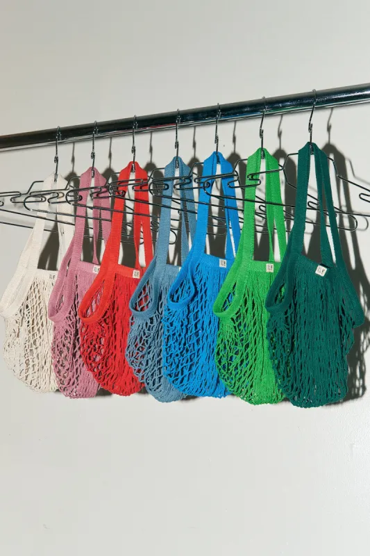 Set of 7 Rainbow Mini Market Totes made by Fashion Brand Company