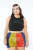 THE BITCH LIVED Tencel Rib Crop Tank sold by Fashion Brand Company