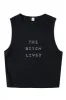 THE BITCH LIVED Tencel Rib Crop Tank sold by Fashion Brand Company