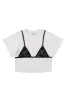 Black Lace Bikini Bod Tommy Tee sold by Fashion Brand Company