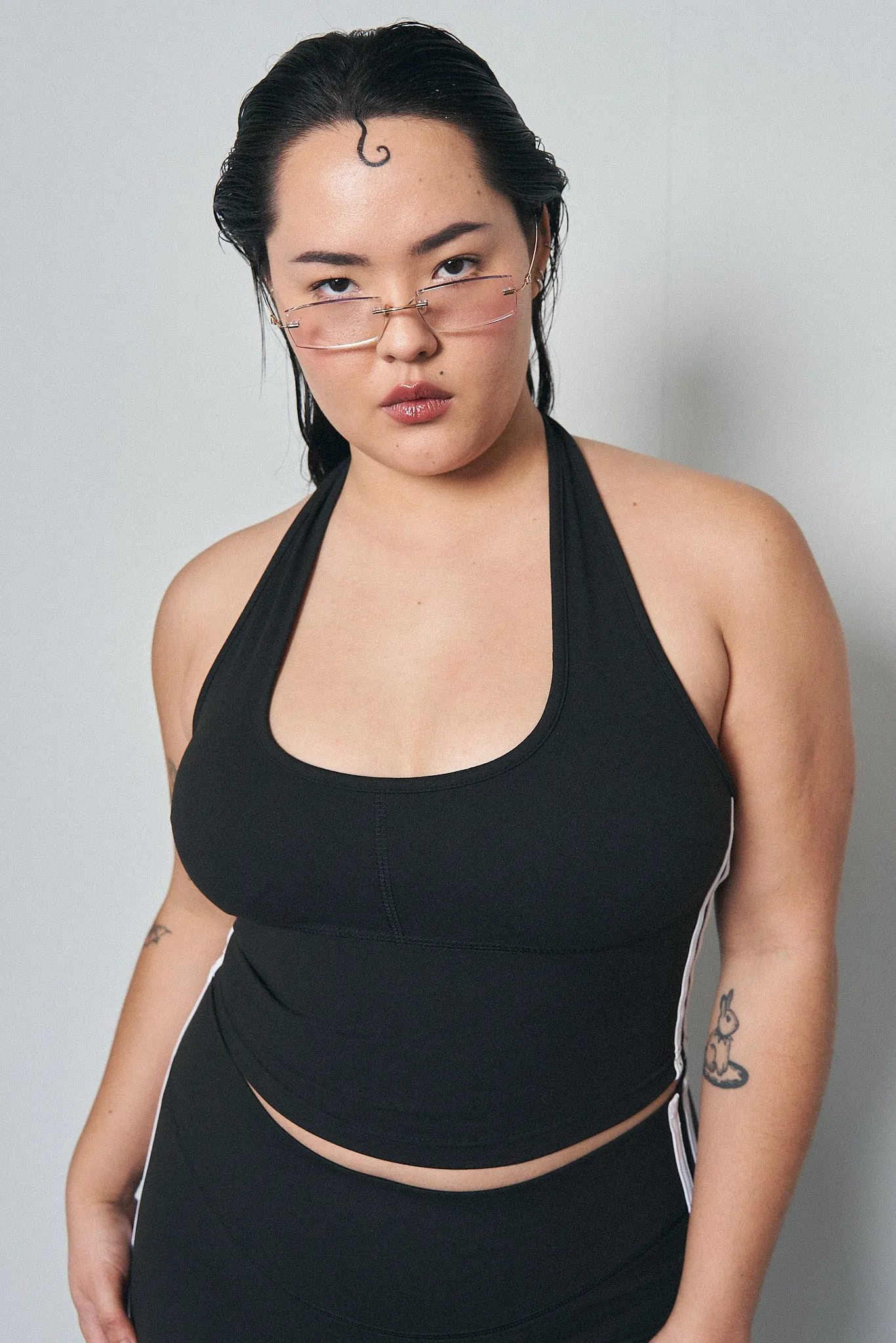 1 left- Sporty Spice Yoga Halter Top sold by Fashion Brand Company product image thumbnail 2