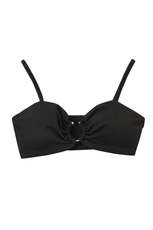 Black Septum Yoga/Swim Bra sold by Fashion Brand Company