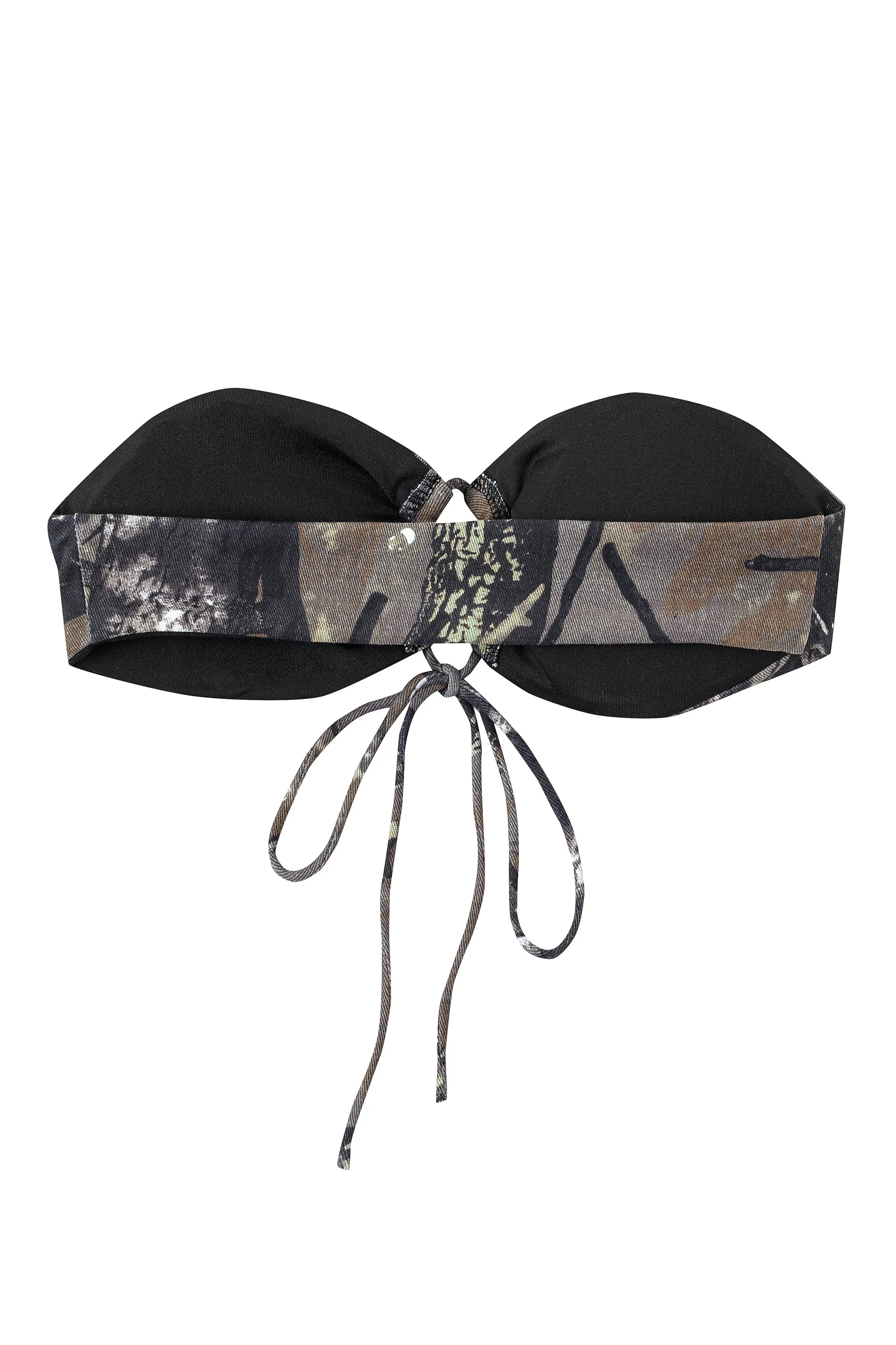 2 left - Forest Camo Loop Tie Yoga/Swim Bra sold by Fashion Brand Company product image thumbnail 4