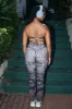 4 left - Forest Camo Loop Tie Yoga/Swim Bra sold by Fashion Brand Company