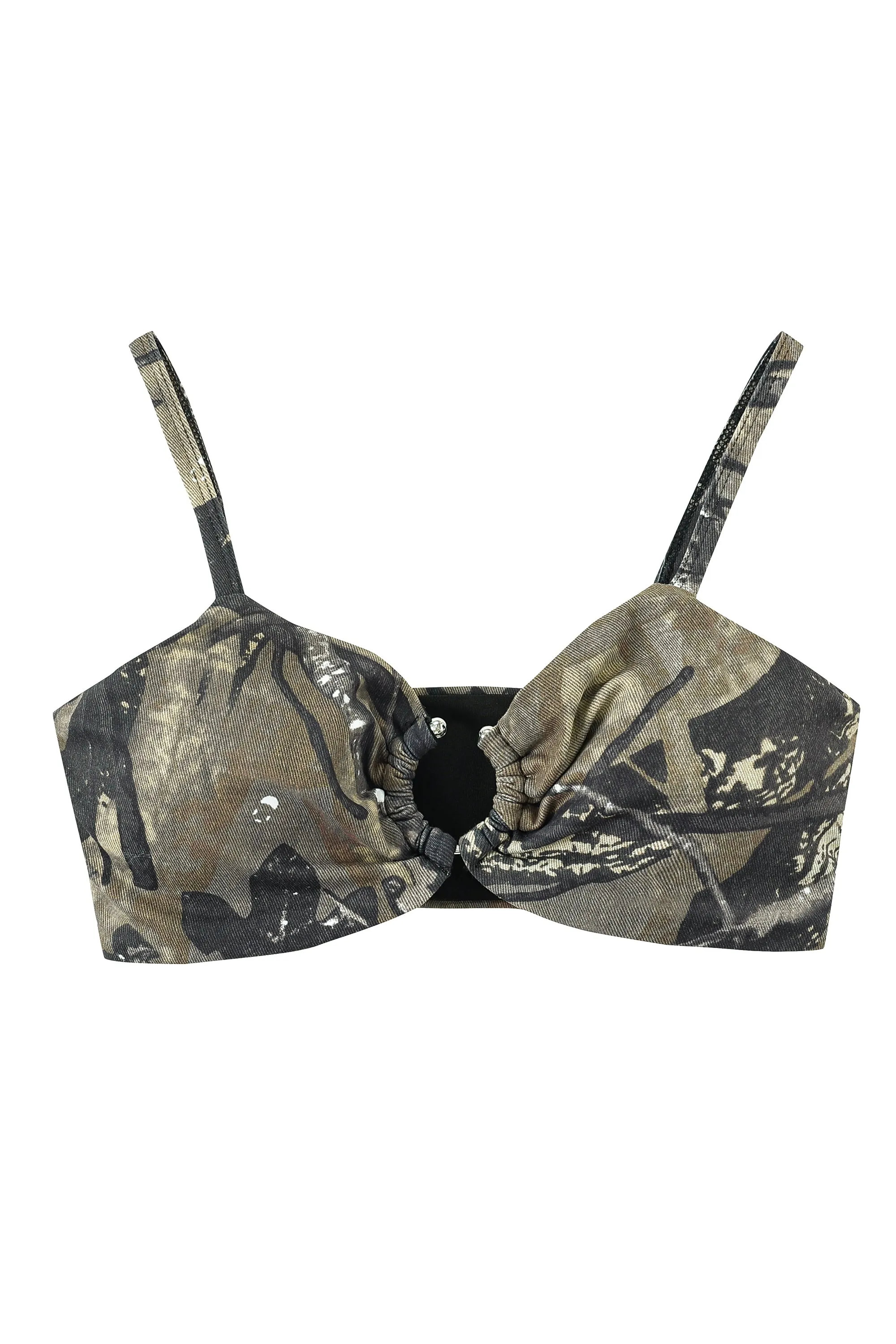 1 left - Forest Camo Septum Yoga/Swim Bra sold by Fashion Brand Company product image thumbnail 3