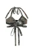 Forest Camo Wrap Halter Yoga/Swim Bra sold by Fashion Brand Company