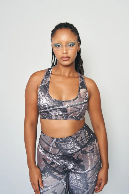 2 left - Forest Camo Yoga/Swim Racerback Bra sold by Fashion Brand Company