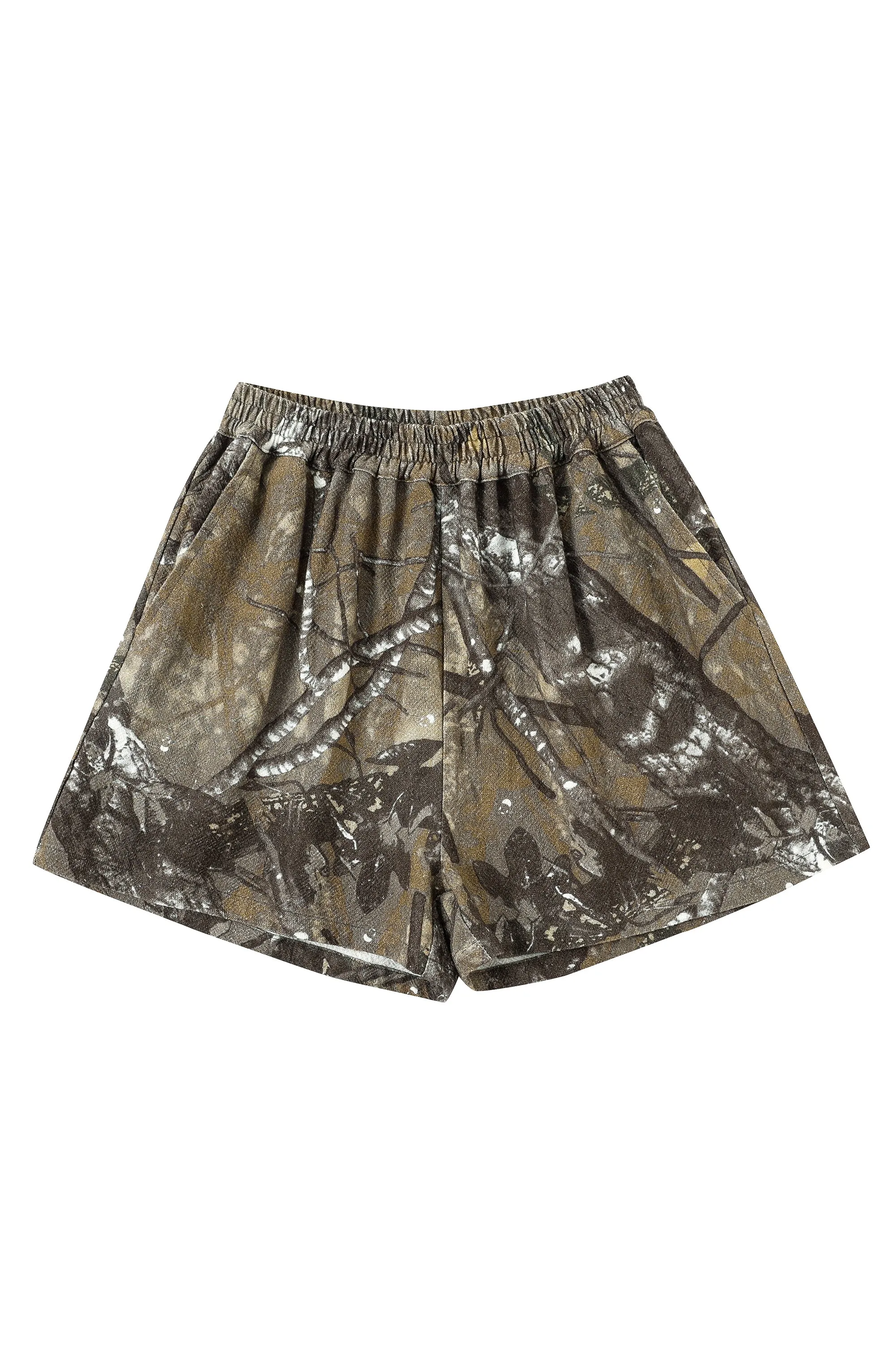 1 left - Thick Linen Shorts Forest Camo sold by Fashion Brand Company product image thumbnail 2