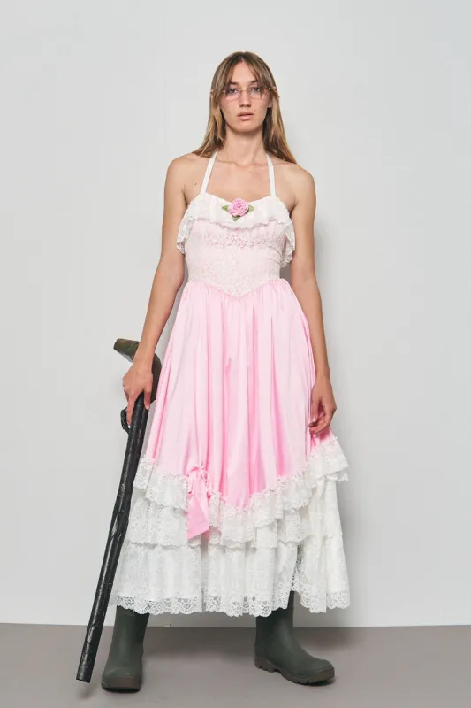 5 left - Courting Season Satin Gown made by Fashion Brand Company