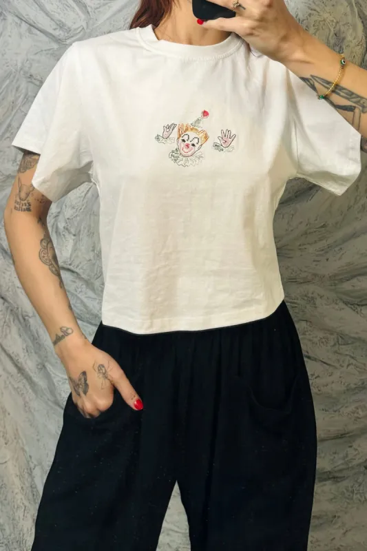 SAMPLE #246 - S Clown Tommy Tee made by Fashion Brand Company