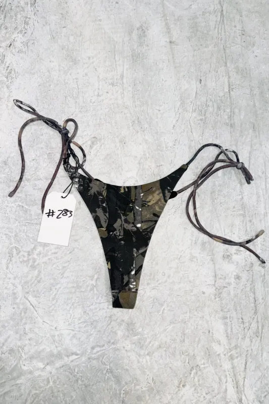 SAMPLE #283 - S Camo Bikini Bottom made by Fashion Brand Company