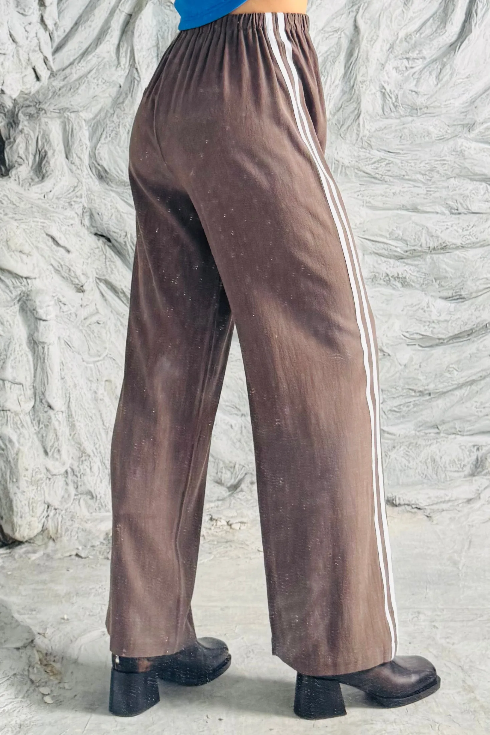 SAMPLE #348 - S Brown Striped Linen Sport Pant sold by Fashion Brand Company product image thumbnail 3