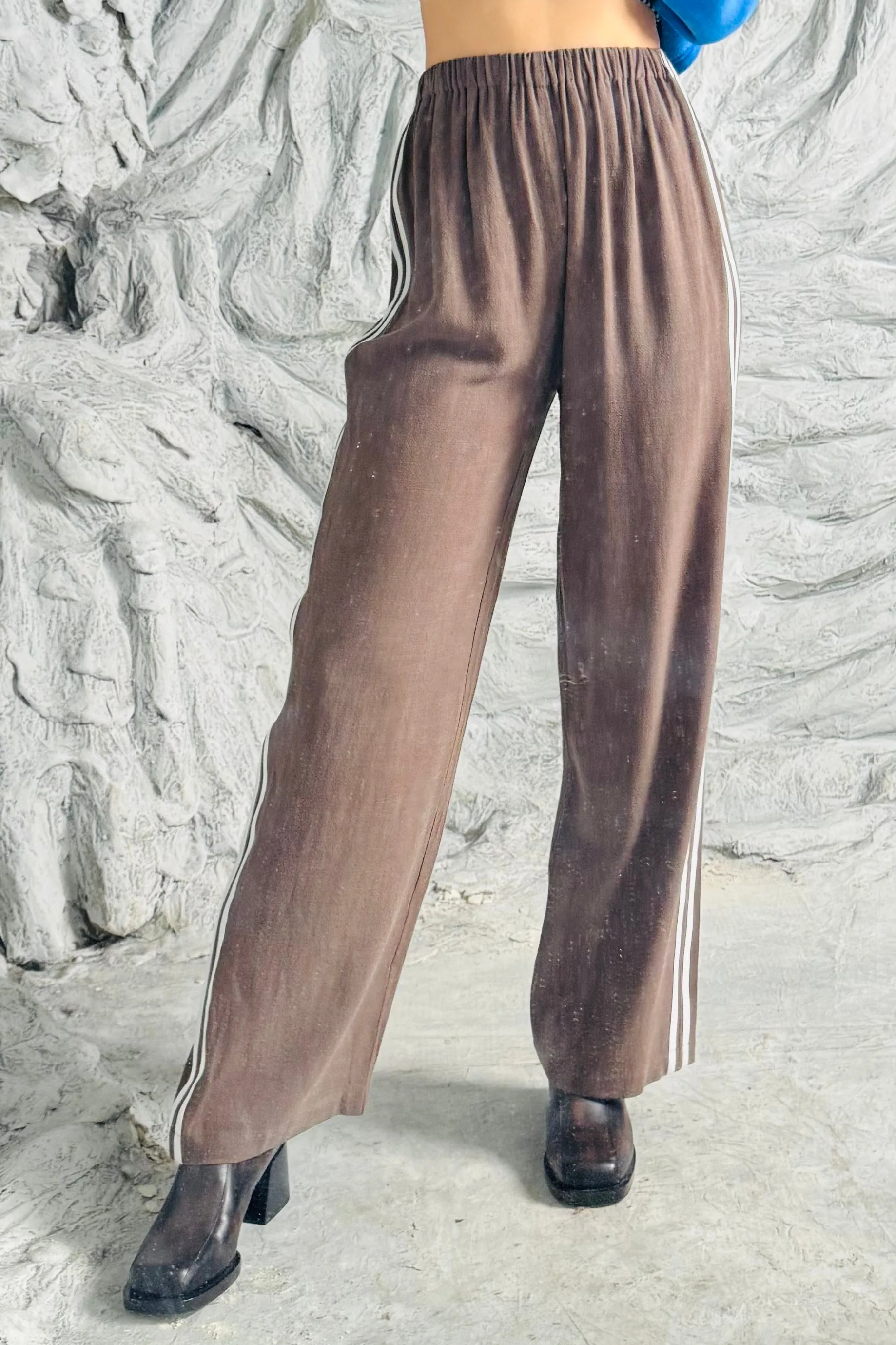 SAMPLE #348 - S Brown Striped Linen Sport Pant sold by Fashion Brand Company product image thumbnail 2