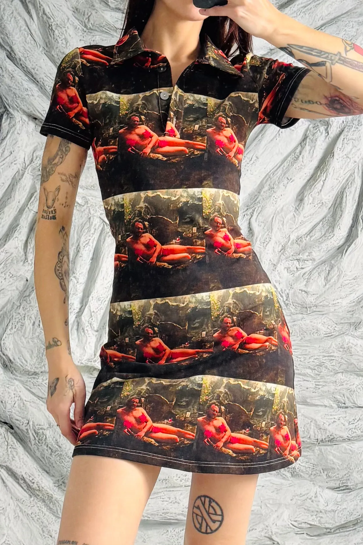 SAMPLE #358 - XS/S Sexy Max Polo Dress sold by Fashion Brand Company