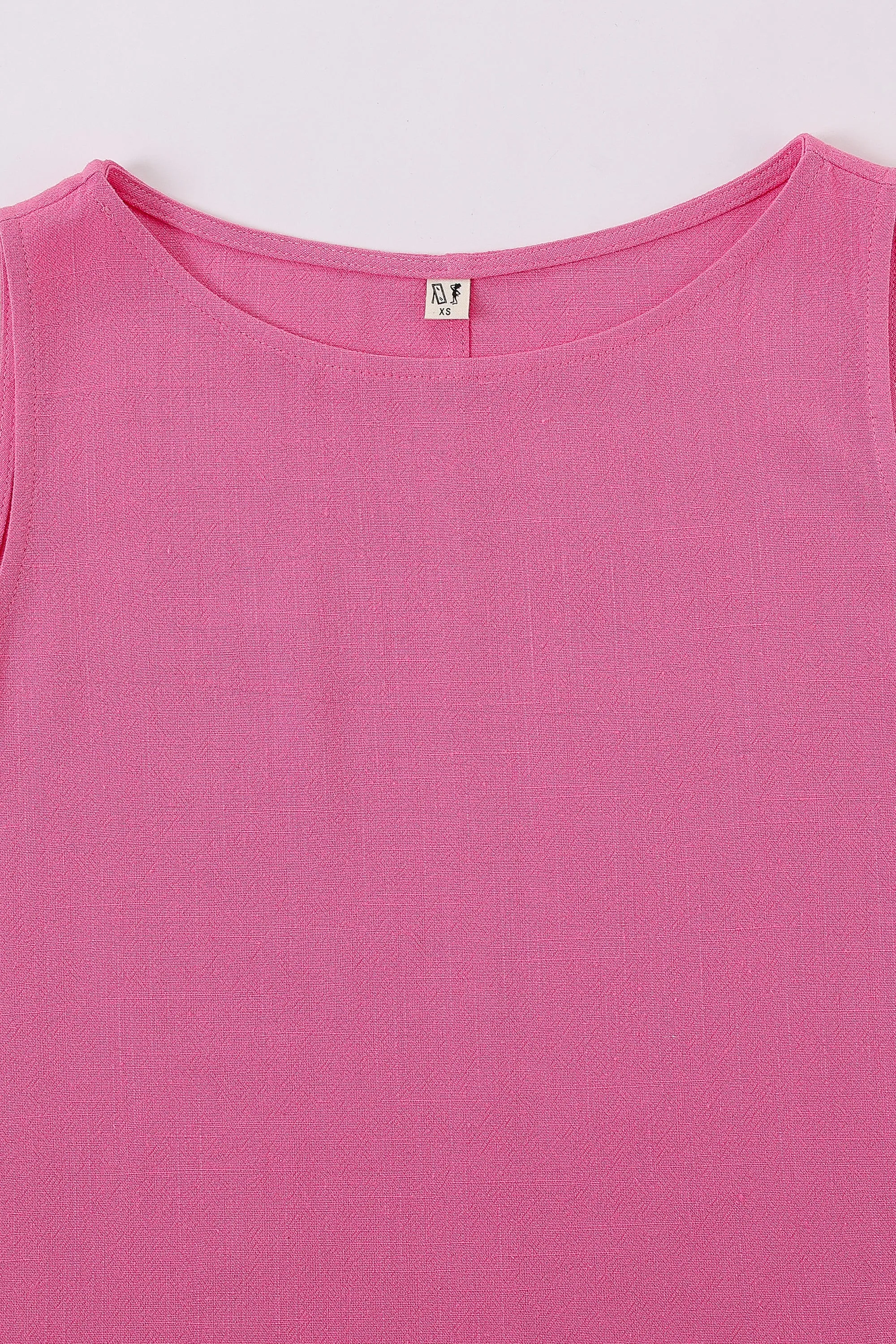 1 left - Shift Tank Soft Linen Pink sold by Fashion Brand Company product image thumbnail 4