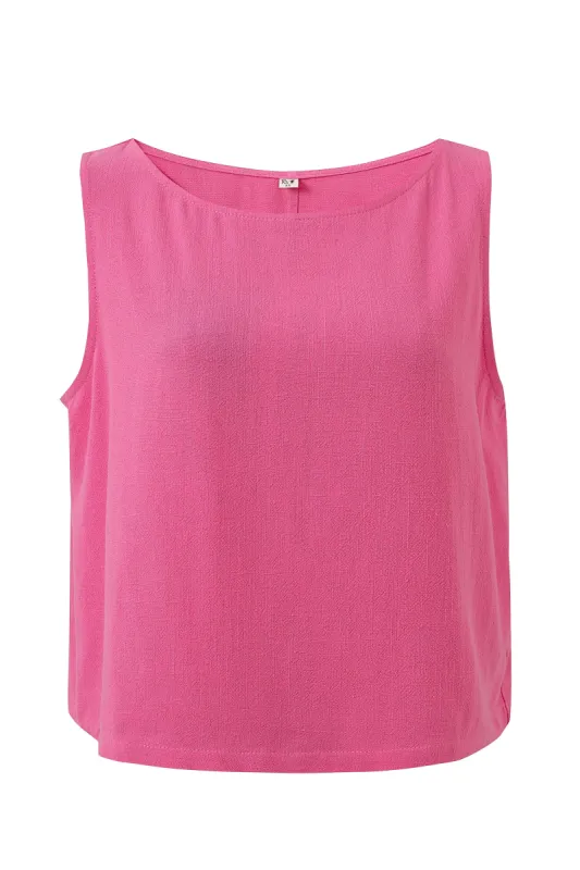 3 left - Shift Tank Soft Linen Pink sold by Fashion Brand Company