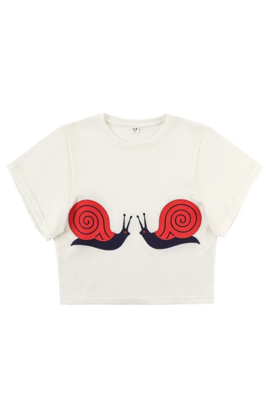 Snail Boobs Wool Blend Tommy Tee made by Fashion Brand Company