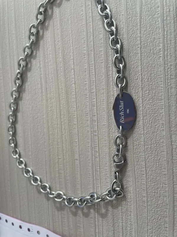 Rich Slut Stainless Steel Necklace sold by Fashion Brand Company