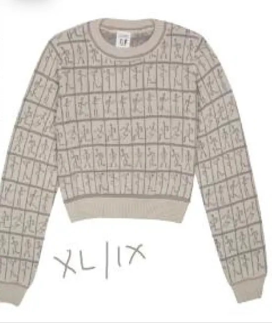 Dancers Sweater Gray Trim sold by Fashion Brand Company