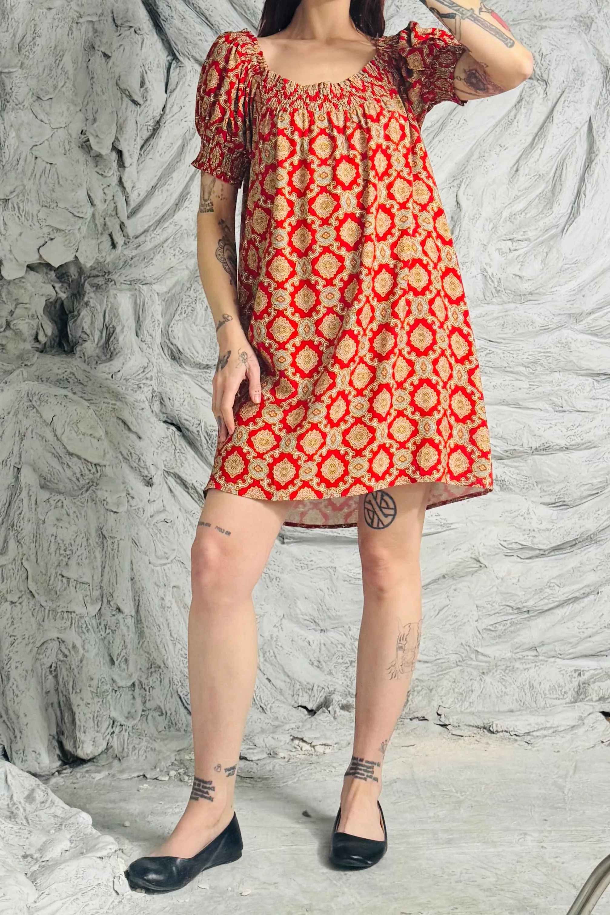 SAMPLE #91 - S Paisley Mini Dress sold by Fashion Brand Company product image thumbnail 3