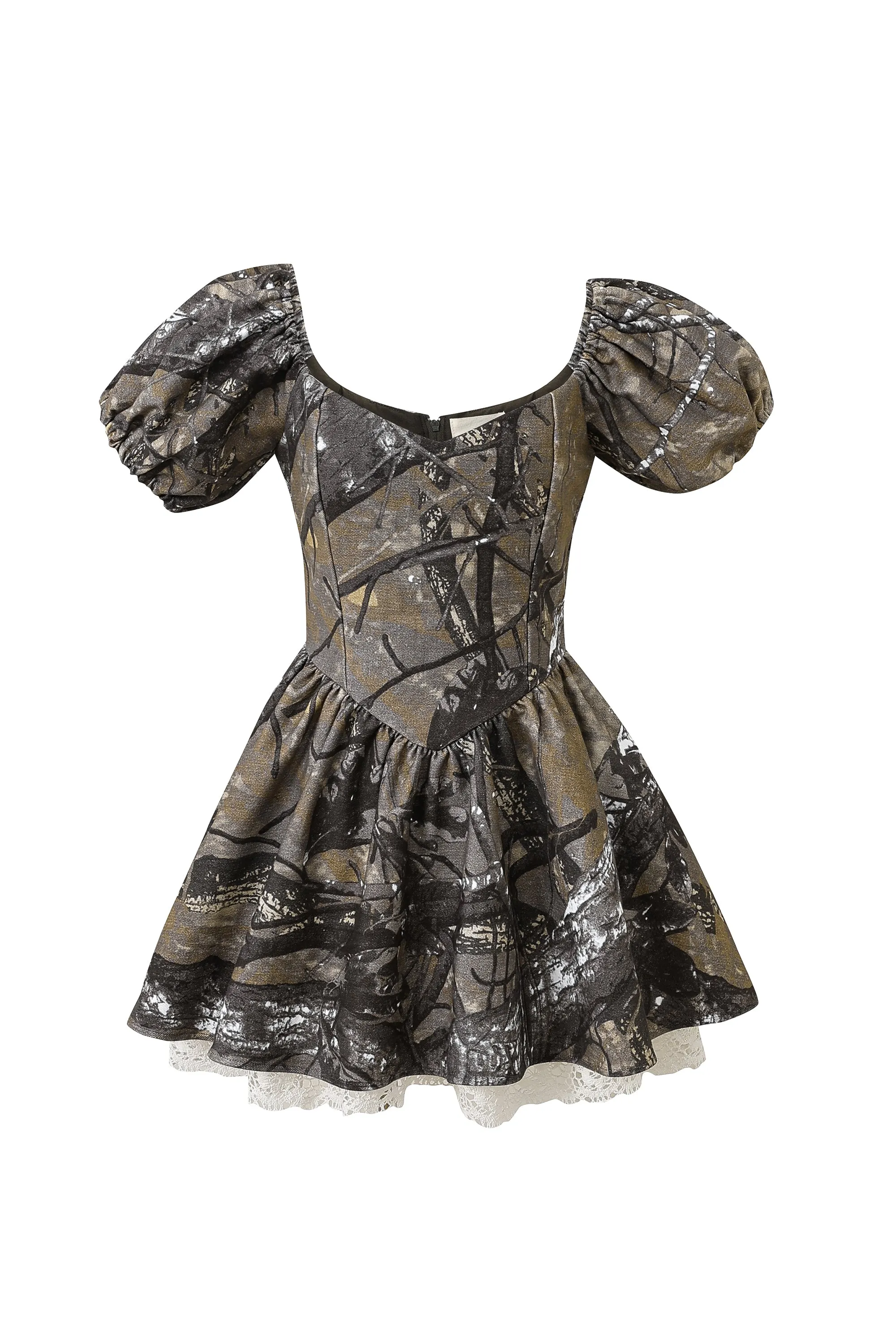 1 left - Forest Camo Virgin Mini Dress sold by Fashion Brand Company product image thumbnail 2