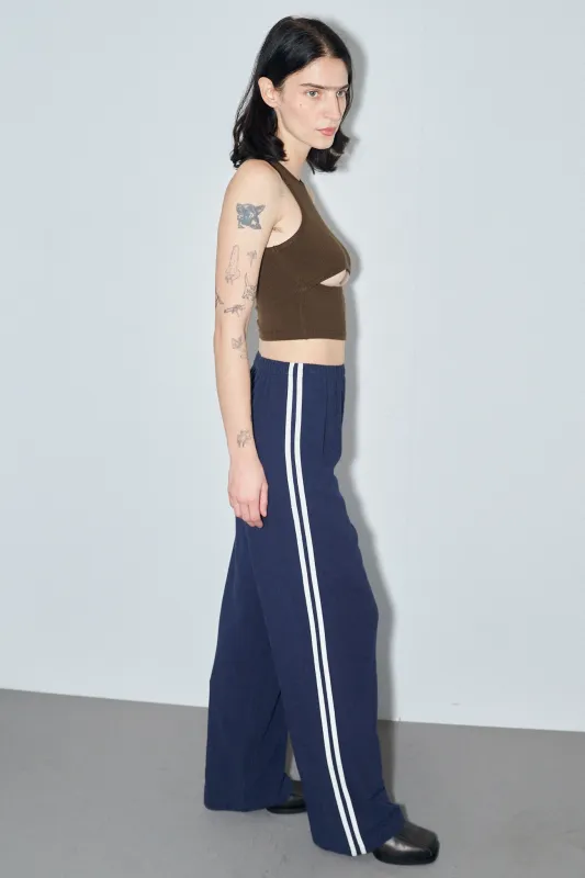 5 left - MISTAKE Lazy Pants Soft Linen Navy Sporty made by Fashion Brand Company