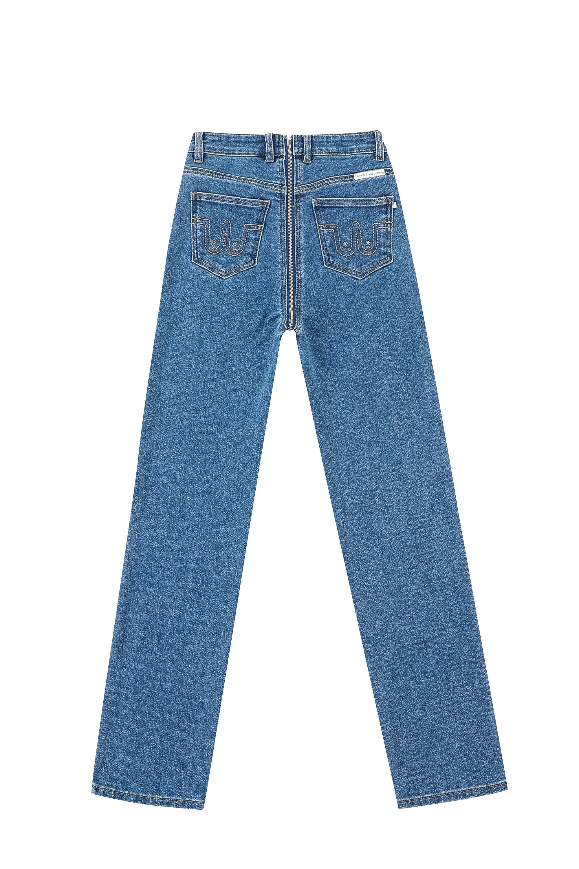 Easy Access Zipper Jeans Medium Wash sold by Fashion Brand Company