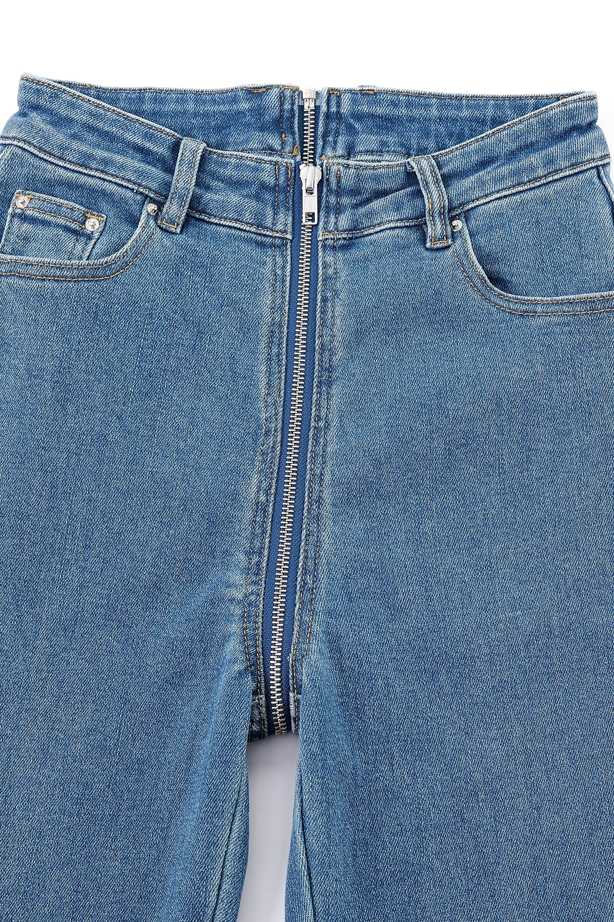 Easy Access Zipper Jeans Medium Wash sold by Fashion Brand Company product image thumbnail 5