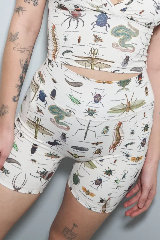1 left - Worst Bugs Yoga Shorts made by Fashion Brand Company