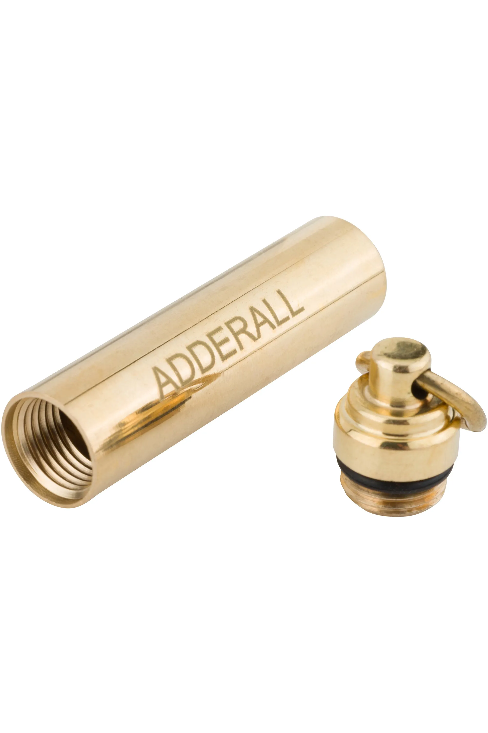 ADDERALL Brass Pill Holder Keychain sold by Fashion Brand Company product image thumbnail 2