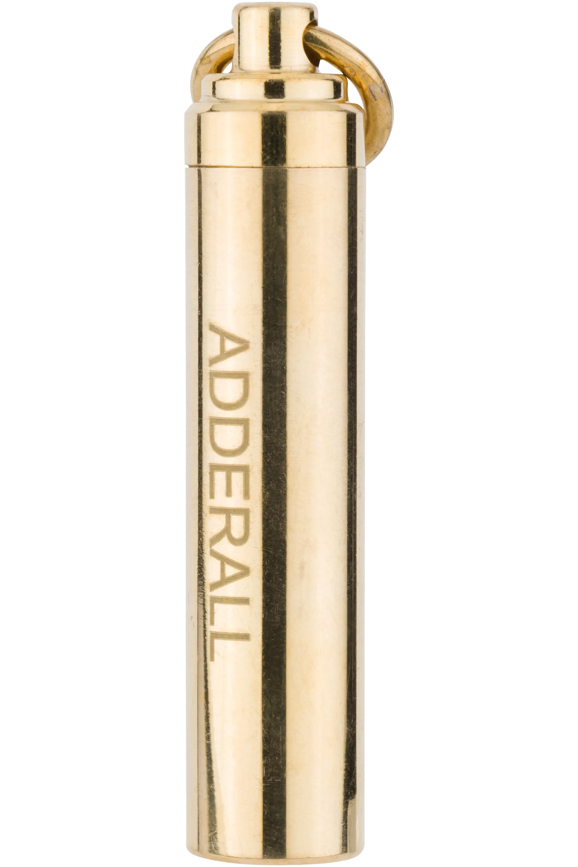ADDERALL Brass Pill Holder Keychain sold by Fashion Brand Company