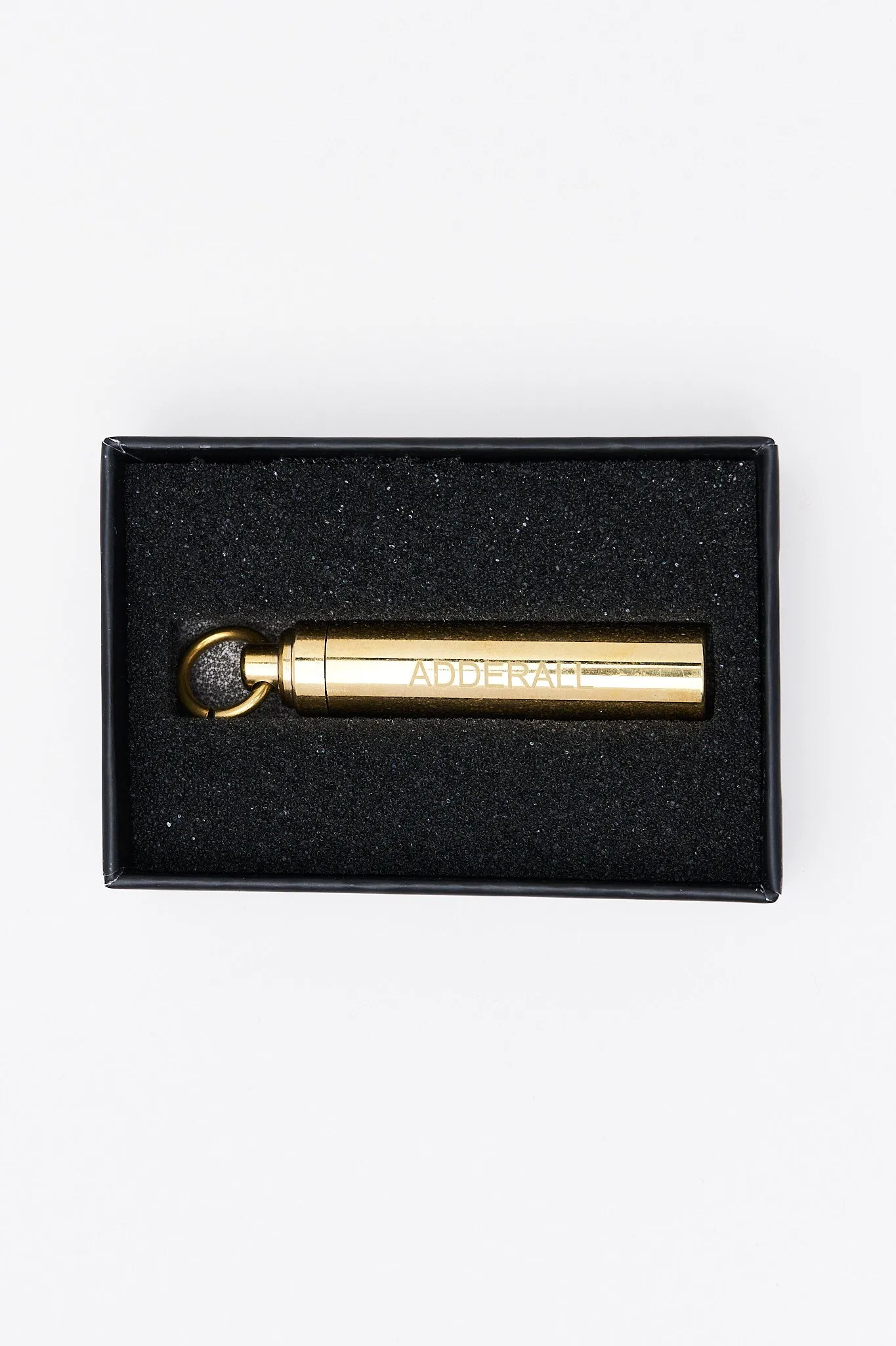ADDERALL Brass Pill Holder Keychain sold by Fashion Brand Company product image thumbnail 3