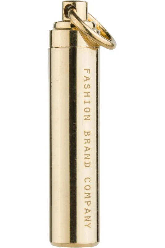 FASHION BRAND COMPANY Brass Pill Holder Keychain made by Fashion Brand Company