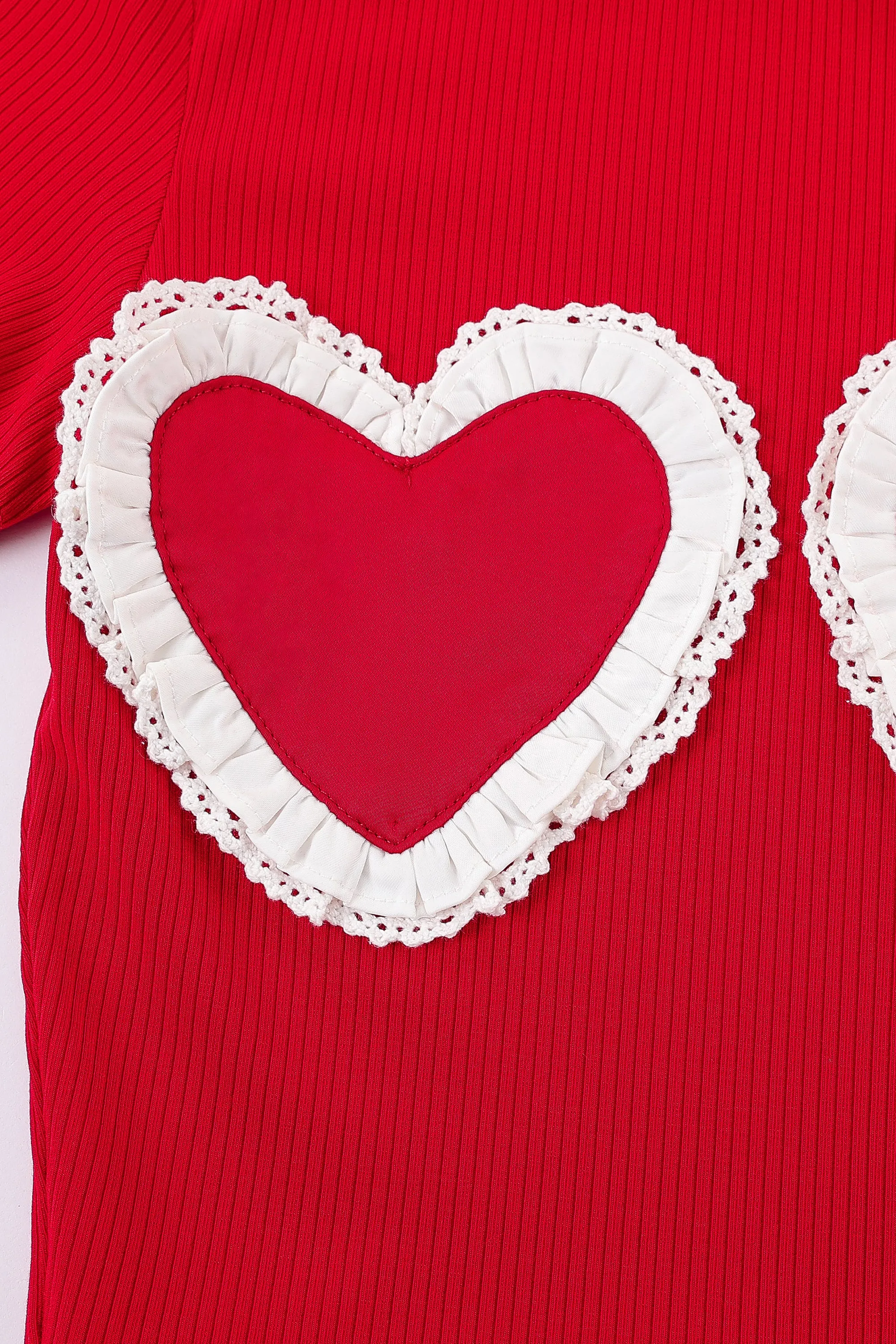 Valentine Boobs Mock Neck Tencel Tee sold by Fashion Brand Company product image thumbnail 3