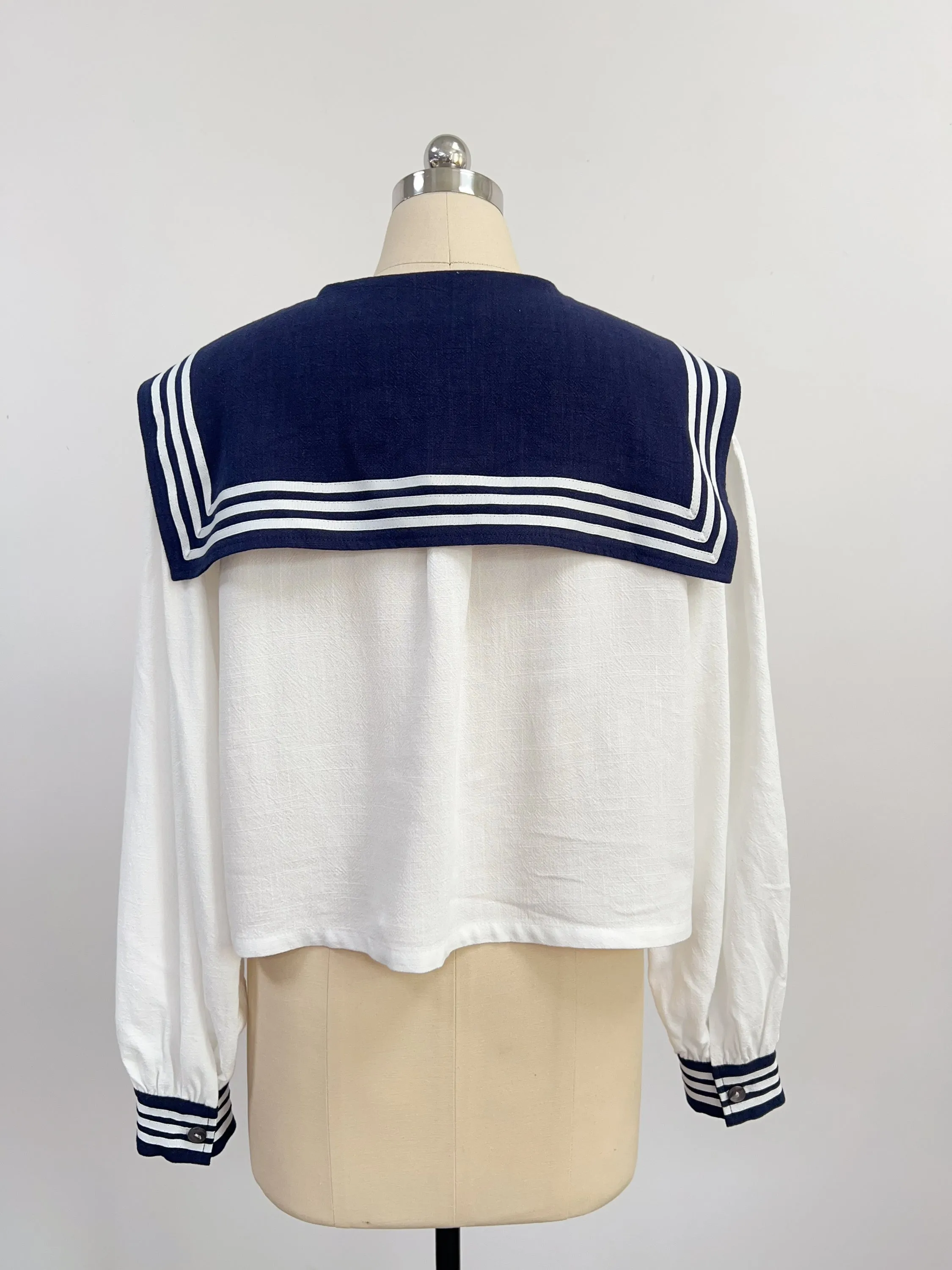 SAMPLE #111 - S Linen Sailor Button Down sold by Fashion Brand Company product image thumbnail 2