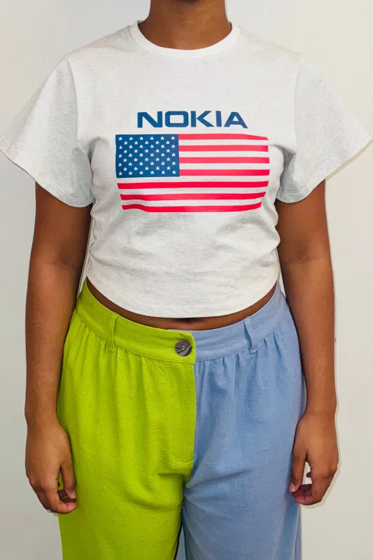 SAMPLE #150 - S Nokia Tommy Tee made by Fashion Brand Company