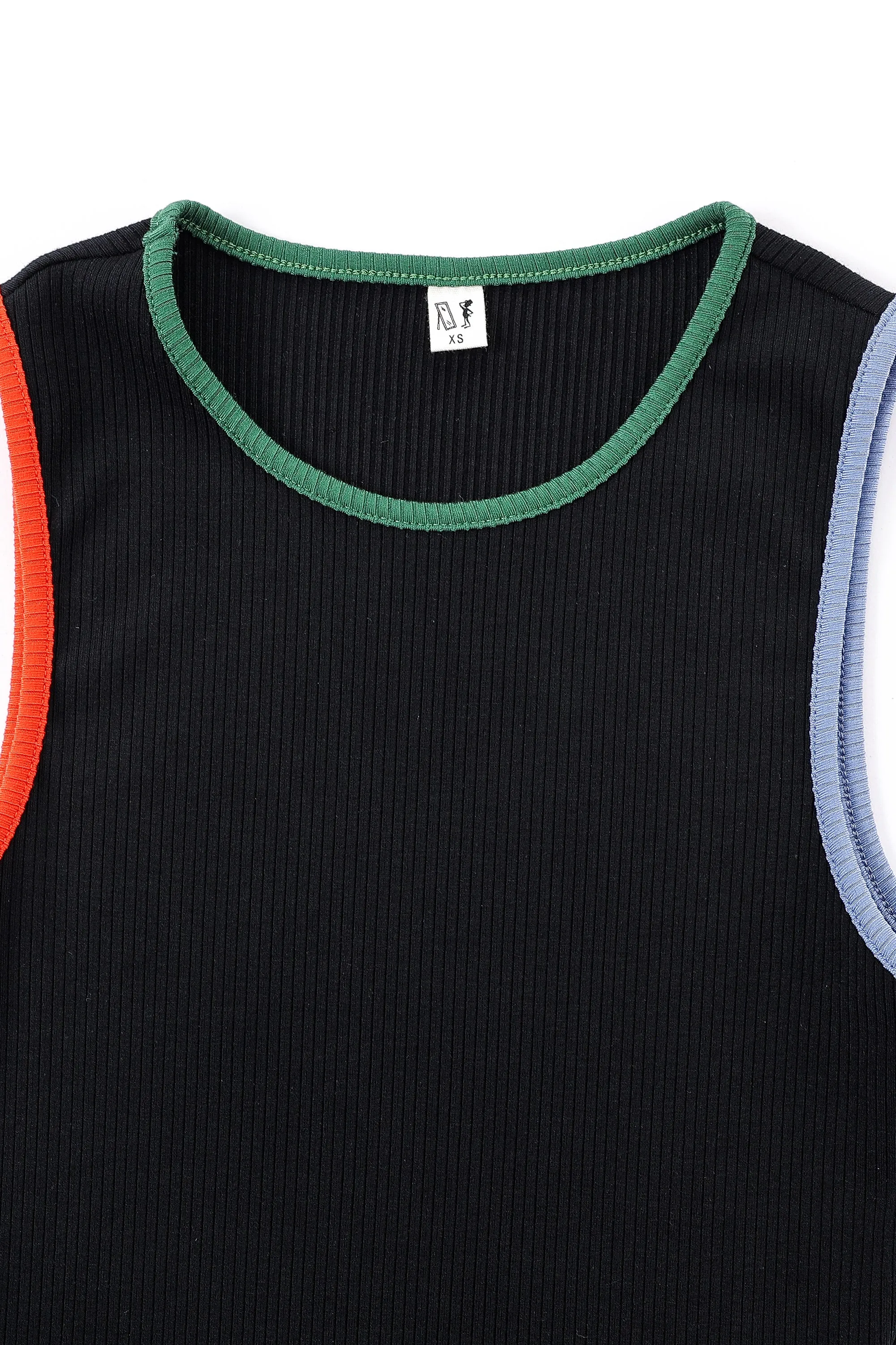 1 left - Black Primary Tencel Rib Maxi Dress sold by Fashion Brand Company product image thumbnail 2