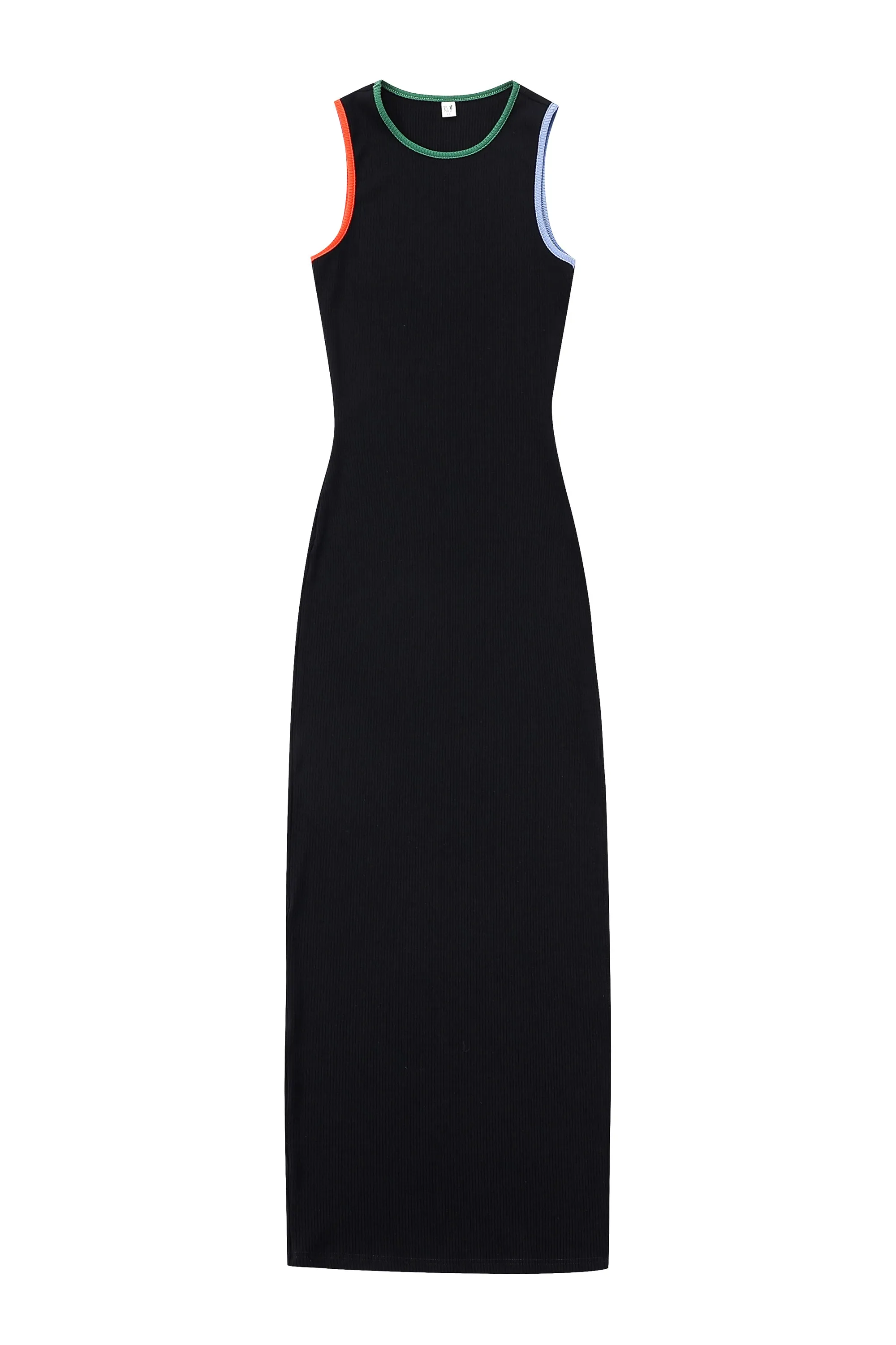 1 left - Black Primary Tencel Rib Maxi Dress sold by Fashion Brand Company product image thumbnail 5
