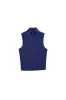 Mock Neck Tencel Rib Tank Navy sold by Fashion Brand Company