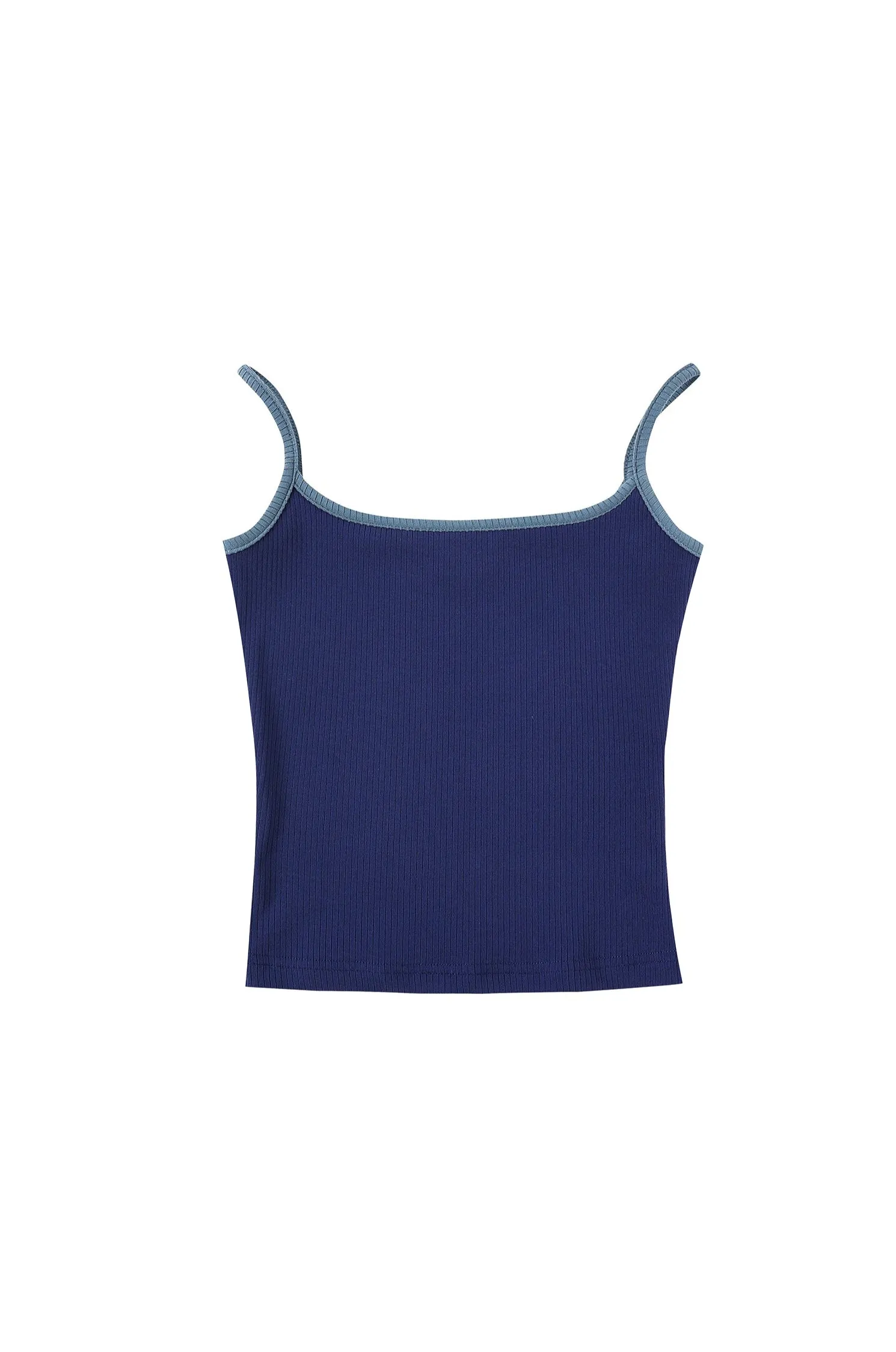 2 left - Tencel Rib Cami Navy/Dusty Dolphin sold by Fashion Brand Company product image thumbnail 2