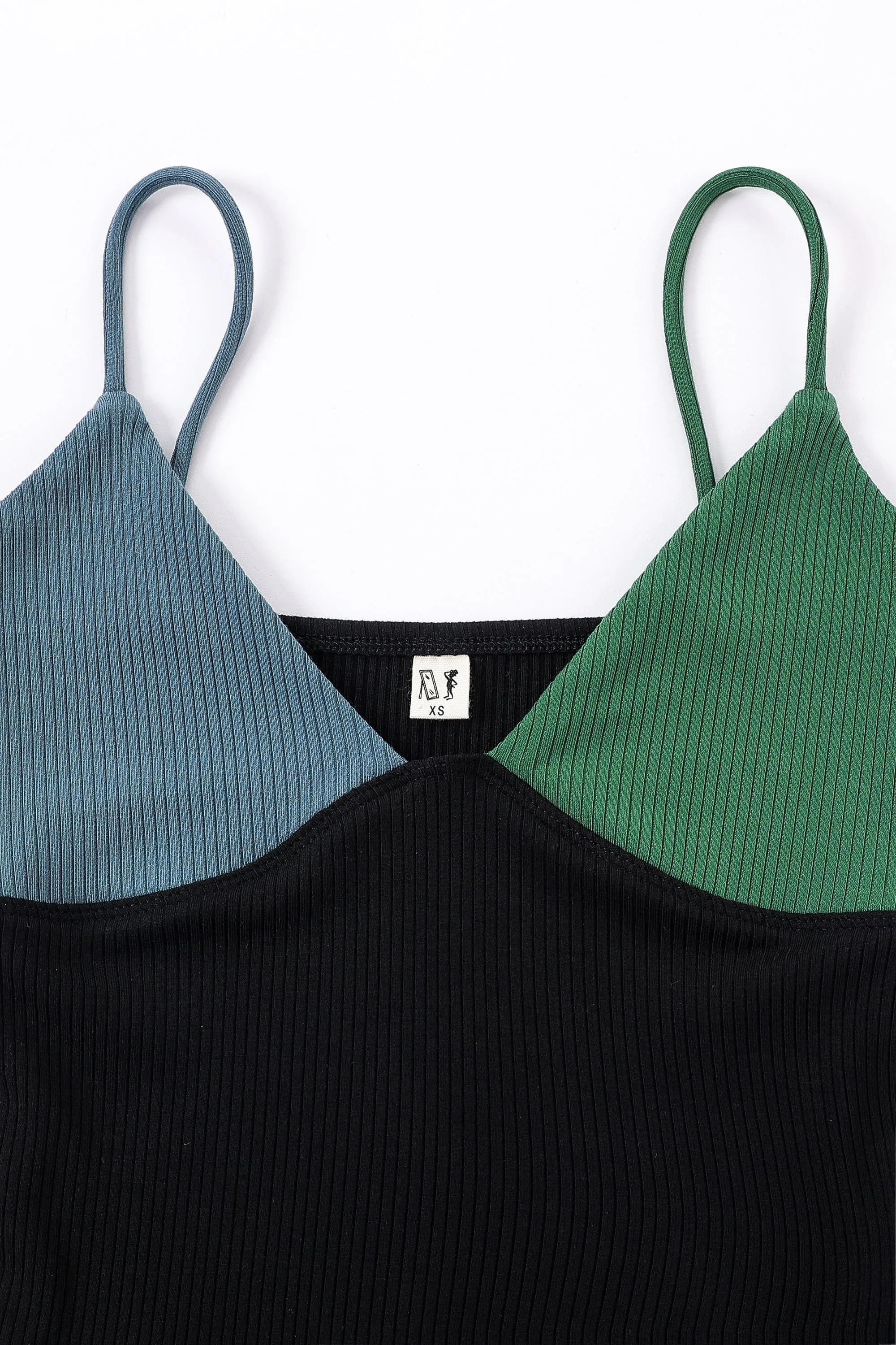 The Date Cami Tencel Rib Blue/Green sold by Fashion Brand Company product image thumbnail 5