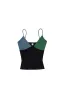 The Date Cami Tencel Rib Blue/Green sold by Fashion Brand Company