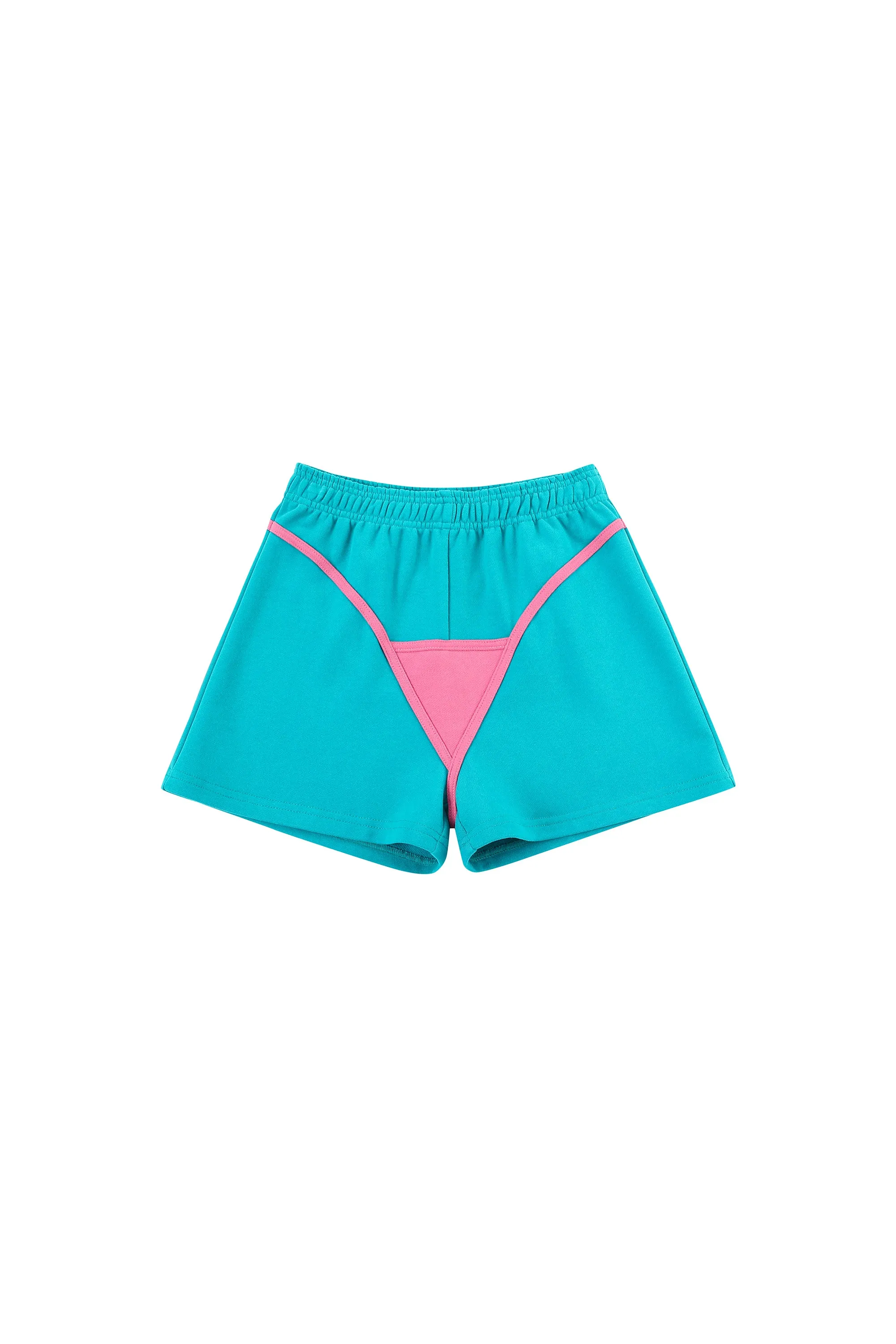 5 left - Bikini Bod Shorts Aqua/Pink sold by Fashion Brand Company product image thumbnail 4