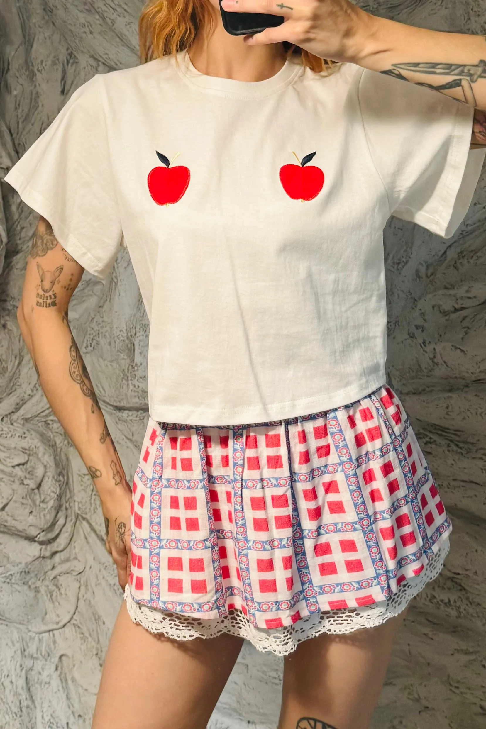 SMALL Apples Tommy Tee Cotton sold by Fashion Brand Company