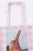 Gingham Amazon Pink River Dolphin Bag sold by Fashion Brand Company