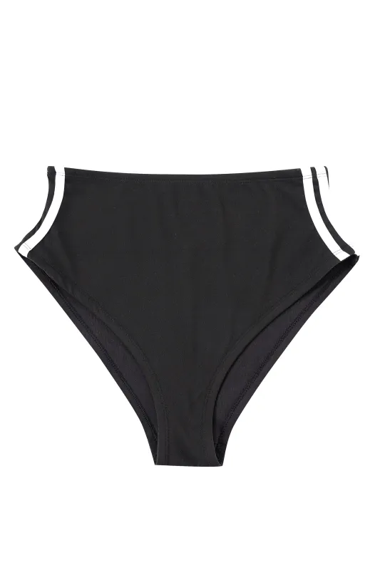 DARK GRAY Sporty Spice High Waist Bikini Bottom sold by Fashion Brand Company